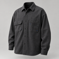 Night Transit Overshirt in charcoal